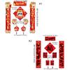 Paper 3D Spring Festival Couplet Chinese Style Fu Character Door Sticker  Celebration Party