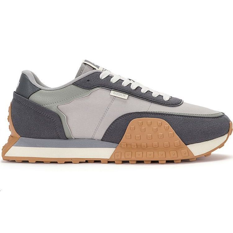 Kappa Retro Fashion Color Block Fabric Synthetic Leather Lightweight Non-Slip Wear-Resistant Low-Top Running Shoes Unisex sneakers K0DY5MM08D-138