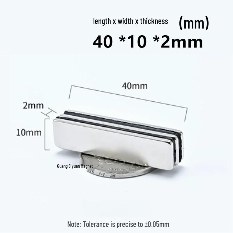 N52 Super Strong Neodymium Iron Boron Magnet, Rectangular 25x30x100mm, Permanent Magnetic Steel Sheet.