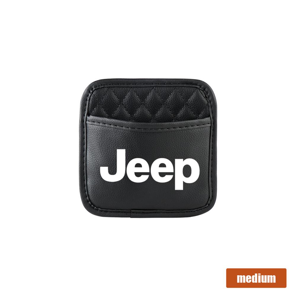 Leather Car Storage Bag Seat Back Center Console Organizer Key Holder For JEEP Renegade Grand Grand Cherokee JK Wrangler Compass