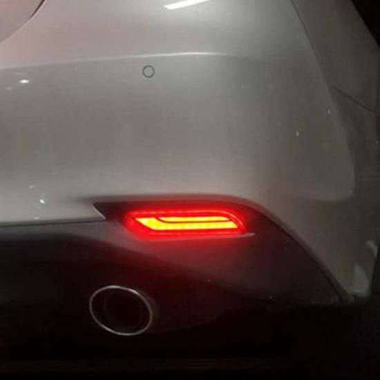 Dynamic Turn Signal Rear Fog Brake Light Bumper Reflector For 18~20 Toyota Camry