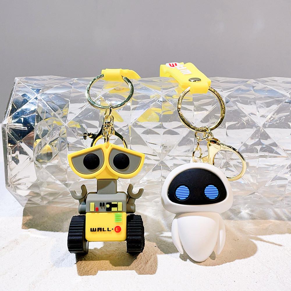 Walle Robot Keychain Eve Pendant Backpack Bag Charm Cartoon Film Gift Periphery