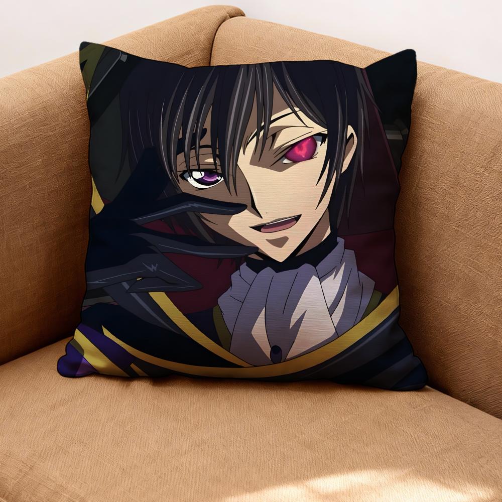 Lelouch of the Rebellion Cushion Cover Premium Comfort Reversible Pillow Cove -Two in One Design for Any Room & Car Interior