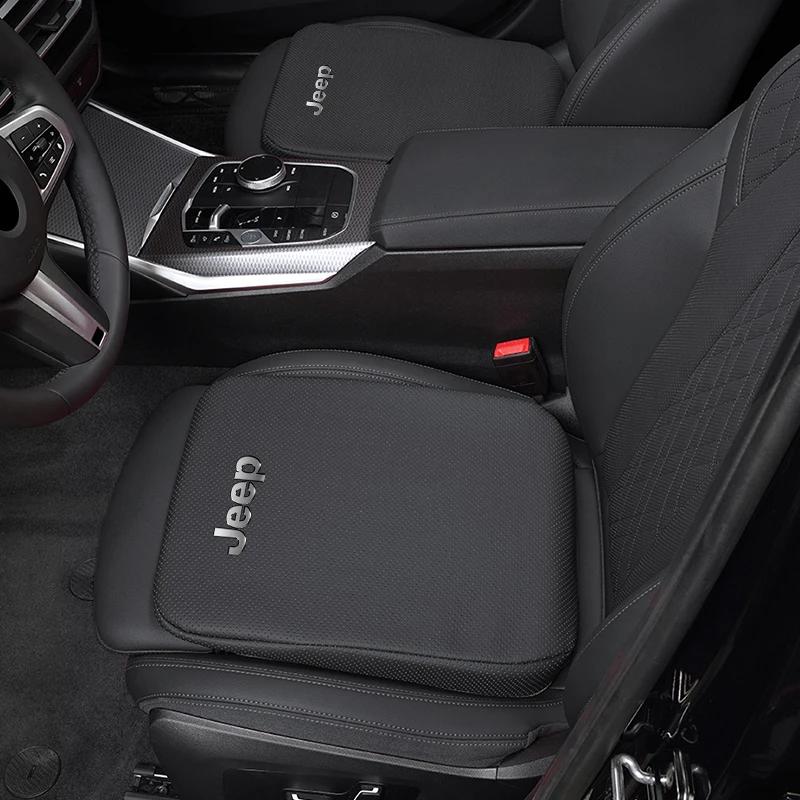 Für Jeep Autositz Weiche Matten Leder Memory-Schaumstoffkern Polster für Jeep Grand Cherokee Wrangler JK Gladiator Compass Renegade