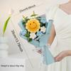 Crochet Smiley Sunflower Bouquet Simulated Bouquet Home Decoration
