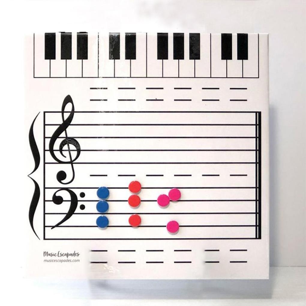 Dry-Erase Board Teaching Prop Note Plate Fine Workmanship Long-lasting Classroom Accessories Teacher Props Music Teach Supplies