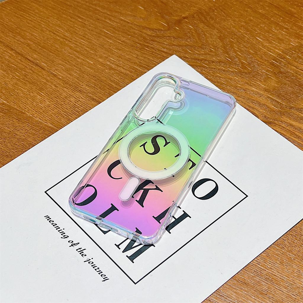 For Samsung Galaxy A54 5G Case Compatible with MagSafe Acrylic+TPU Gradient Phone Cover