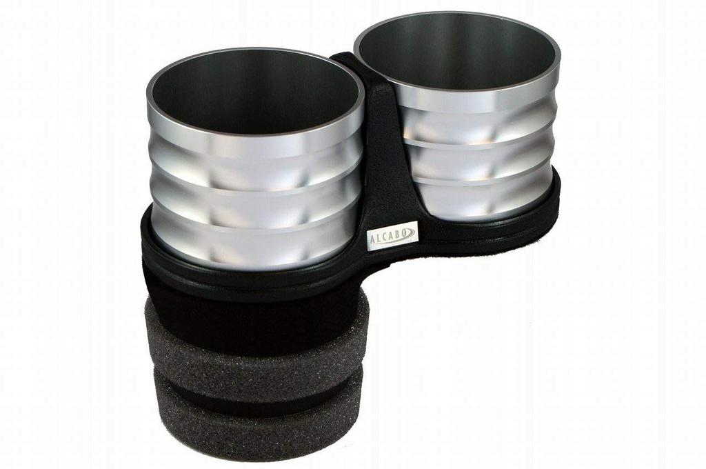 ALCABO Multi-Pocket Series "Silver Cup Holder" Product Number: AL-T108S BMW/FIAT/LEXUS/Mercedes-Benz/PORSCHE/TOYOTA
