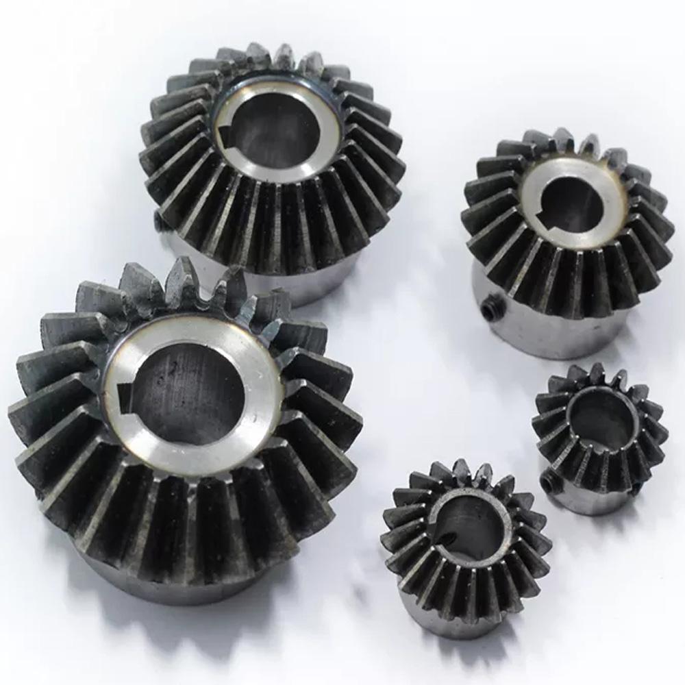 2PCS Bevel Gear 2M 20Teeth Inner Hole 8/10/12/14/15/16/17/18/19/20 mm  90 Degrees Meshing  Steel  Screw  M5