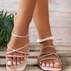 Flats Women Slippers Summer Casual Shoes Dress Cozy Woman Sandals 2025 Trend Brand Beach Travel Flip Flops Femme Zapatos