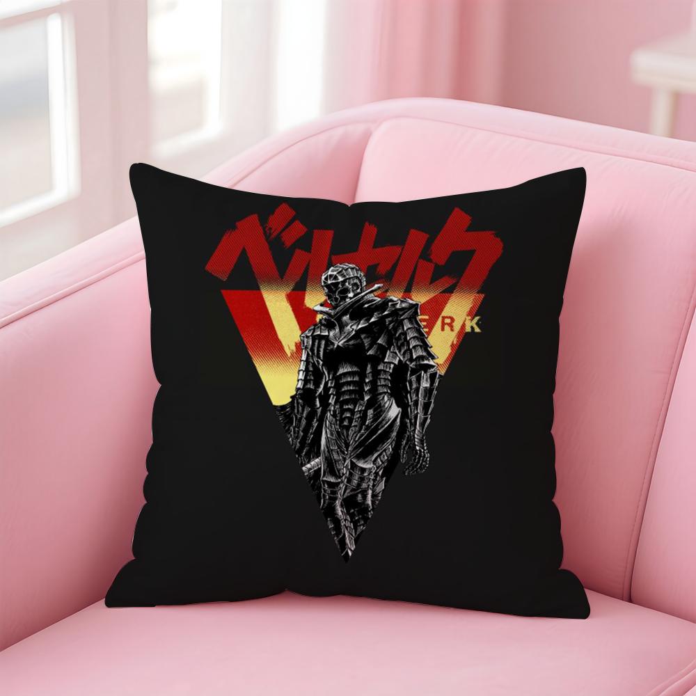 Cool B-BerserkS Cushion Cover Home & Car Multi-Scene Pillow Cover - Reversible, Soft & Durable for Daily Use