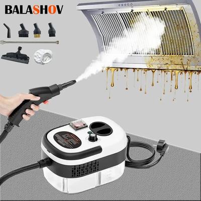 Nettoyeur À Vapeur Portatif Haute Température Et Pression 2500W, Climatiseur, Hotte De Cuisine, Machine De Nettoyage À Vapeur Pour Voiture, 