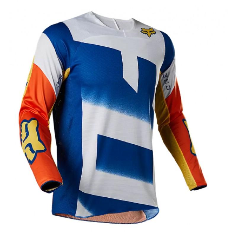Mens Quick-Dry Long Sleeve Cycling Jersey Mountain Bike Downhill Shirt UV Protection Sport Top