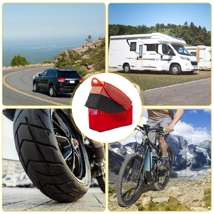 2pcs for Car Tire Dressing Applicator, Wheel Shine Sponge Reusable Tire Dressing Applicator Pad Auto Detailing Supplies
