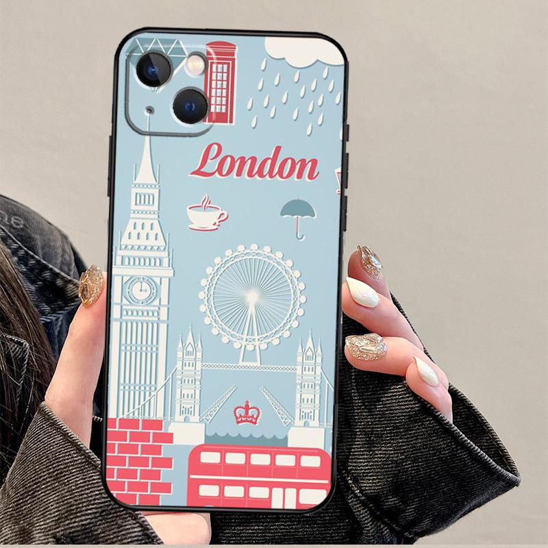 London British Union Jack Phone Case For iPhone 17 Pro Max 17 Air 14 13 12 11 15 16 Pro Max Mini 16 Plus 16e Cover