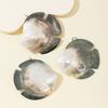 1 Pc Hand Carved Natural Abalone Shell Fish Pendant 70-80x72-82mm Iridescent Seashell Fish Charm for DIY Necklace Jewelry Making