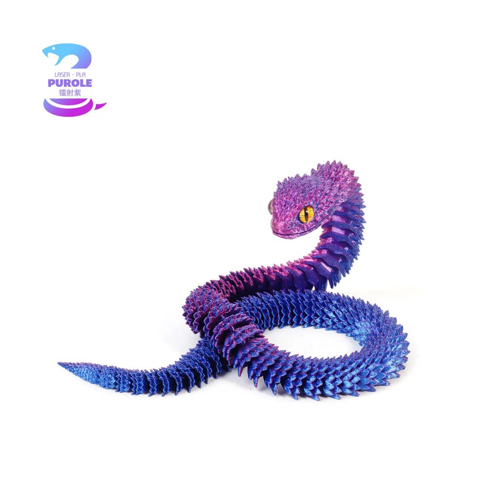 3D Printed Snake Rotatable Joints Snake Figurines Home Office Desktop Crafts Ornament Creative Home Garden Landscape DIY Animal