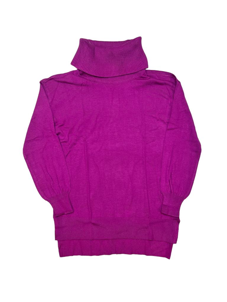 Ponczo Sweter Golf Damski Loft Xs