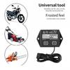 LCD Digital Hour Meter Tach Tachometer for Outboard Motor Lawn Mower Hour Meter Motorcycle Marine Chainsaw Bike No Batteries