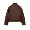 European and American style, new women's clothing, pockets with anti-velvet bomber jacket jacket 3046/258