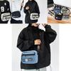 Stylish Japanese Streetwear Retro Small Crossbody Bag For Trendy Students