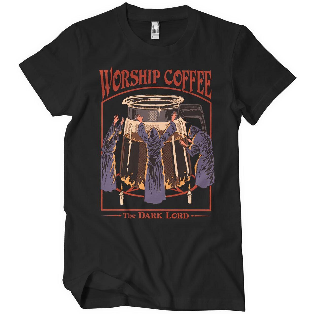 Officially Licensed Steven Rhodes Worship Coffee Men T-Shirt L
