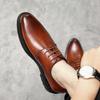 Business Shoes For Men Black Formal Leather New Men’s Brogue Shoes Male British Style Leather Shoes Men’s Dress Shoes Yuppie