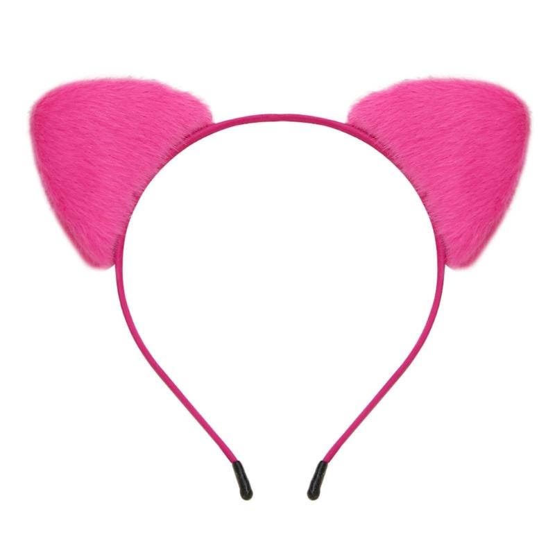 3 Piece Adjustable Plush Cloth Animal Ears Hairband Gentle Baby Toddler Headbands Headwear For Daily Use Daily Play
