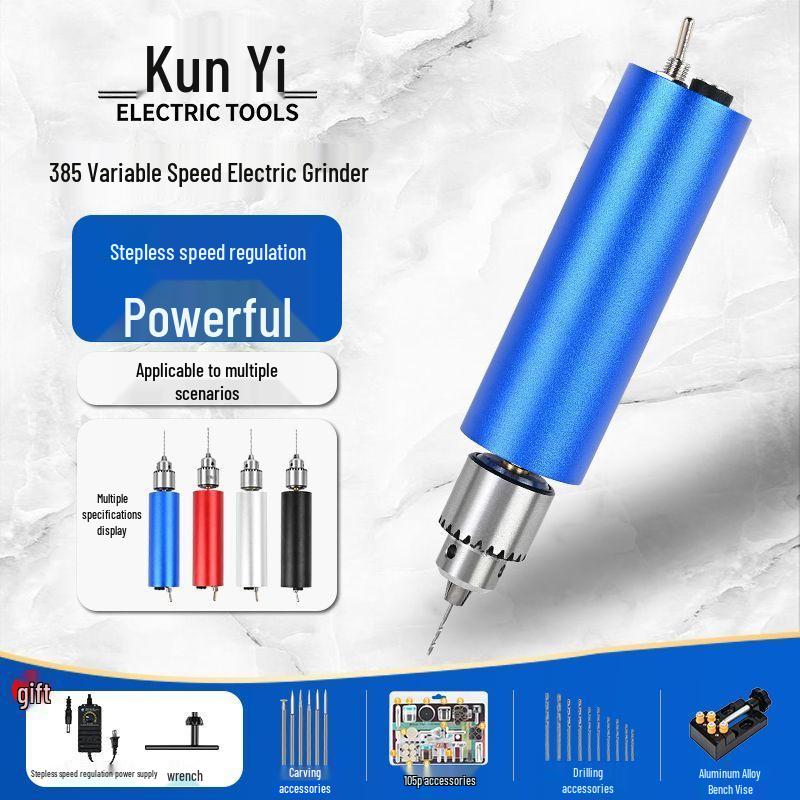 Mini Variable Speed Electric Drill and Grinder for DIY Pearl Hole Punching