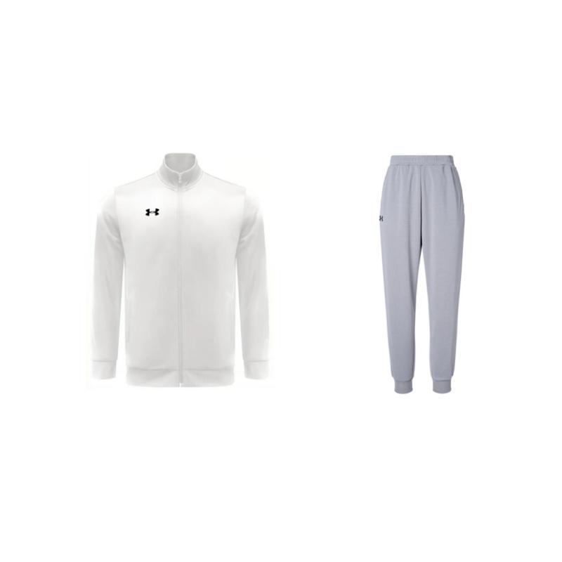 

Under Armour Waterproof Warm Long Sleeve Top And Mid Waist Elastic Pants Casual Sports Set Unisex sets 21500437-100+23600704-014 4XL
