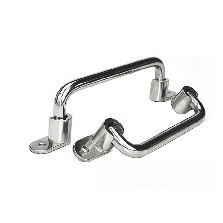 Space Saving Cabinet Pull Handle Stainless Steel 90 Degrees Folding Handle Replacement Equipment Box Handle Hardware
