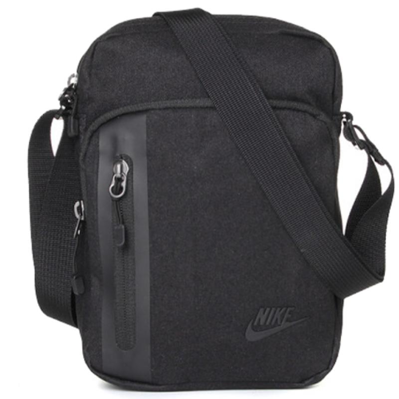 

Nike Полиэстеровая наплечная сумка, сумка через плечо обычная унисекс черная повседневная BA5268-010 повседневная BA5268-010 чёрный