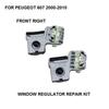 FOR PEUGEOT 607 ELECTRIC WINDOW REGULATOR REPAIR KIT with METAL CLIP FRONT-RIGHT 2000-2010