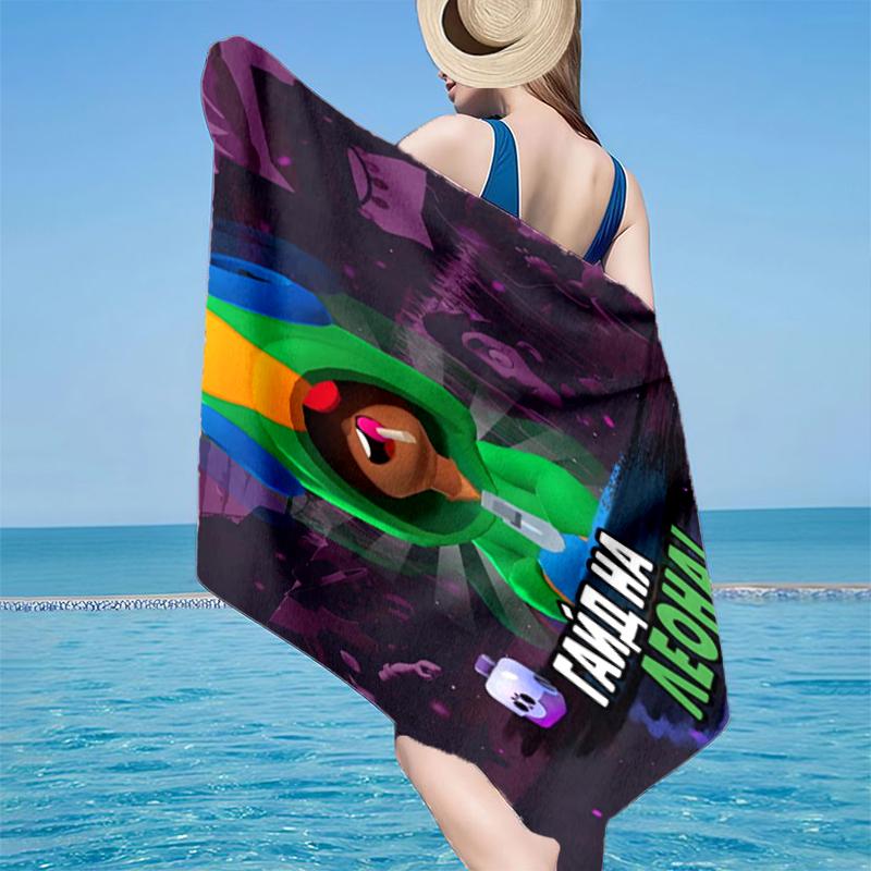 Game Adventure Heroes Beach Towel, Super Soft Microfiber, Gift for Her/Him, Birthday, for Pool, Beach, Travel, Home Decor Fan Gifts