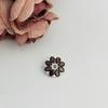 Silver Brooch with Natural Garnet 5.366ct (2112266)
