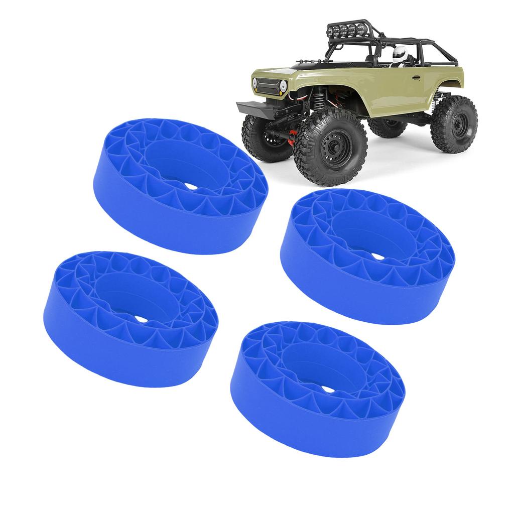 4Pcs Silicone Tire Insert Fit for SCX10 III 106x42mm Vibrant Color 1.9in Tire Foam Set
