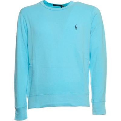 Polo Ss25 Logo Broderet Rund Hals Langærmet Sweatshirt Herre sweatshirt Lys-Blå 710899996-014