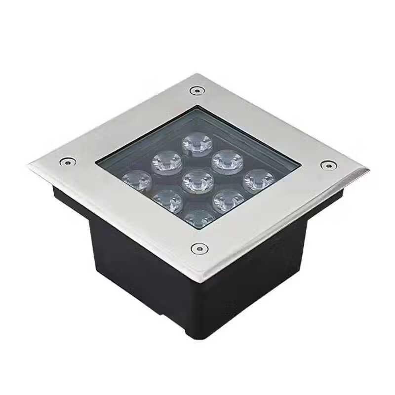Square LED Outdoor In-Ground Lawn Light