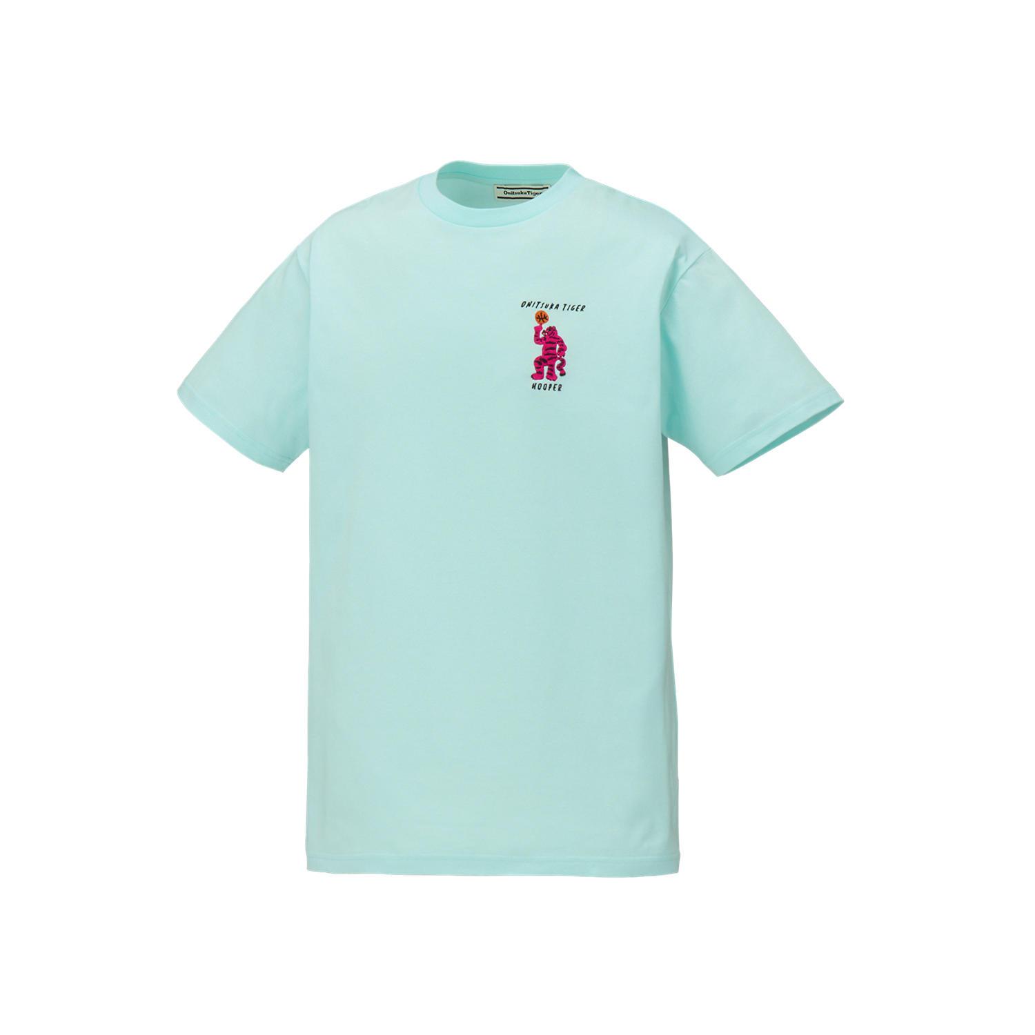 

Onitsuka Tiger Simple Fashion Solid Color Short Sleeve T-Shirt Unisex Tops 2183B539_300 L