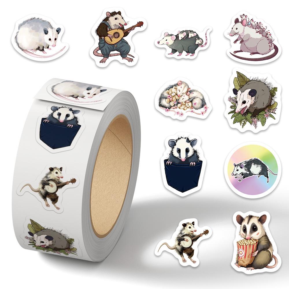 Cartoon Festival Gift Stickers - 500/Roll for Journals and Sealing