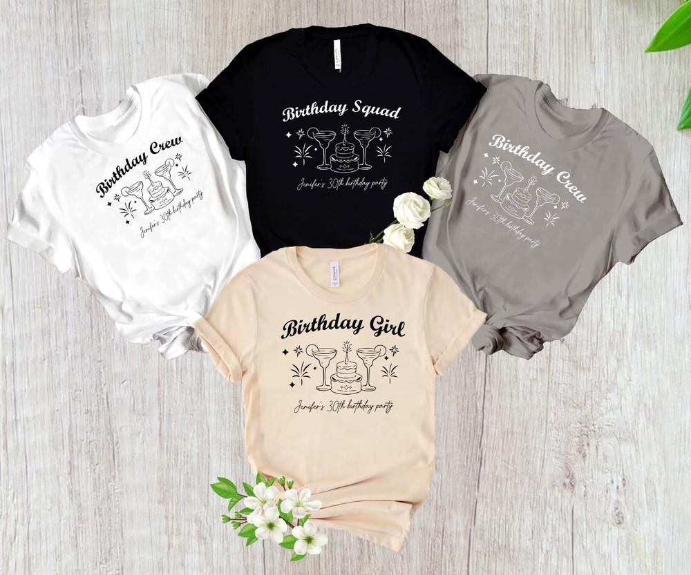 

40th Birthday shirt, Bithday Squad, Custom birthday gift,Birthday Party Delight S