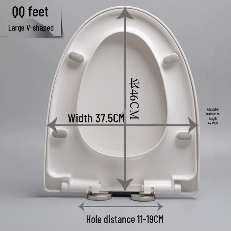 BENAGIL Thickened Universal V-Shape Toilet Seat
