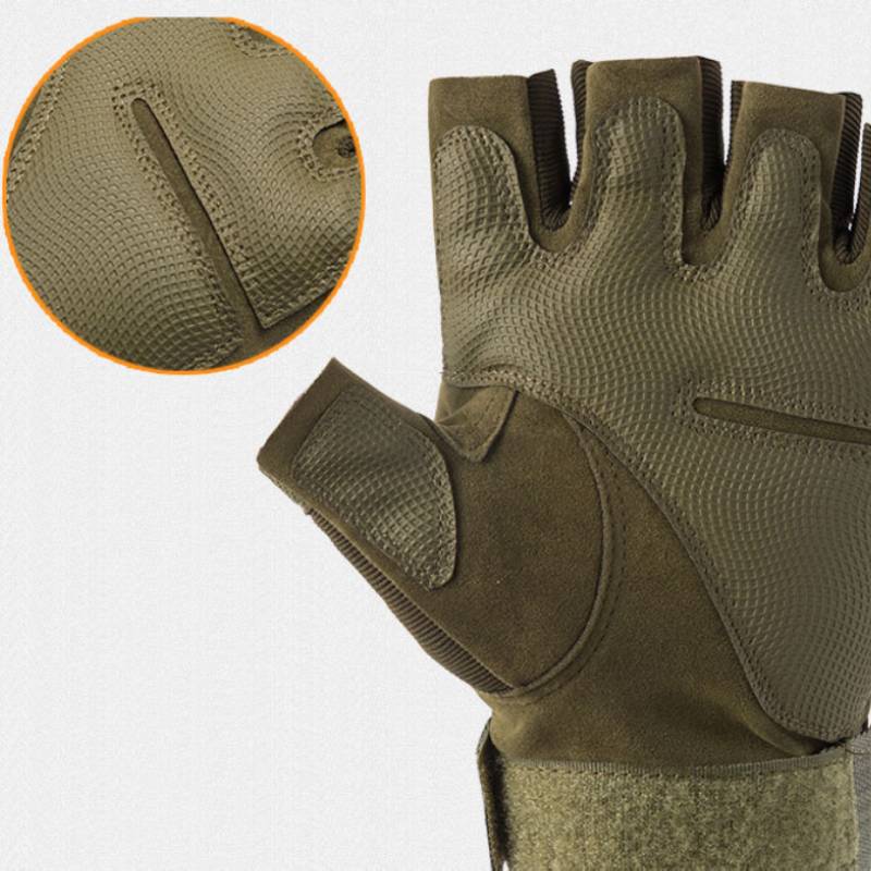 Men's Military Tactical Cycling Gloves Breathable Anti Slip Half Finger Sports Gloves MTB Bike Bicycle Gloves