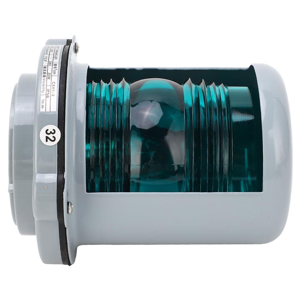 Starboard Navigation Light Green LED Anchor Navigation Lamp Signal Mast Light for 12M Boat DC24V 25W