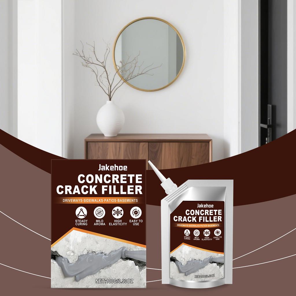 Jakehoe concrete crack filler self-leveling gap sealant auxiliary substrate for indoor and outdoor use