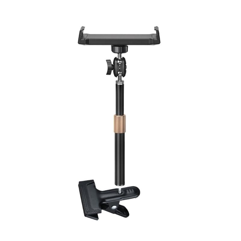 

Phone Holder For 5-13Inch Tablets Stand Retractable Poles With 360°Rotation Ball Head Office Study Entertainment Support