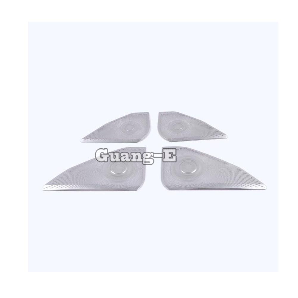 Door Stainless Steel ide Audio Speak Trumpet Sound Ring Circle Trim Frame For VW Volkswagen Golf8 Golf 8