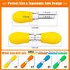 8Pcs Corn Holders Stainless Steel Corn Cob Holders Corn On The Cob Holders Skewers BBQ Fork Skewers with Silicone Handle