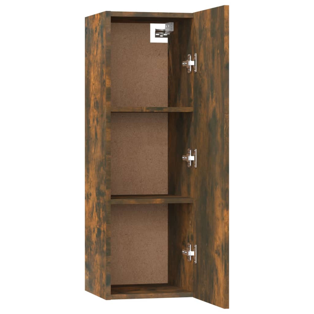 5 Piece TV Cabinet Set Smoked Oak Effect Particleboard