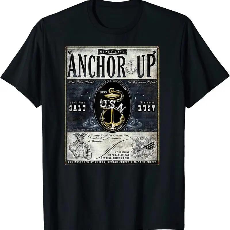 Navy Chief Petty Officer Heritage Anchor Up Cpo Pride T Shirt